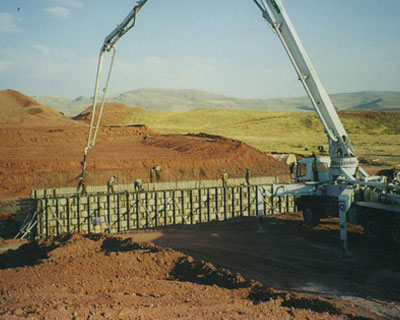Construction of Tecer Railway Bridge in
